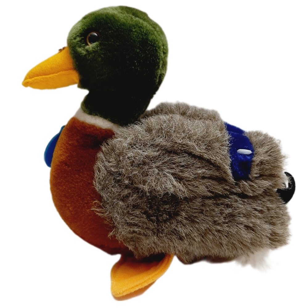 ๐ Vintage 1982 Dakin Mallard Duck Soft Doll Kids Plush Retro Vtg Realistic Toy - Picture 14 of 14